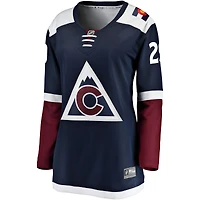 Women's Fanatics Nathan MacKinnon Navy Colorado Avalanche Alternate Breakaway Jersey