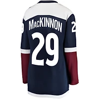 Women's Fanatics Nathan MacKinnon Navy Colorado Avalanche Alternate Breakaway Jersey