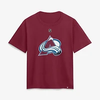 Women's Fanatics Nazem Kadri Burgundy Colorado Avalanche Authentic Stack Name & Number T-Shirt