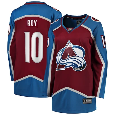 Women's Fanatics Nicolas Roy Burgundy Colorado Avalanche Home Breakaway Jersey