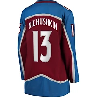 Fanatics pour femmes Valeri Nichushkin Bourgogne Colorado Avalanche Home Breakaway Player Maillot