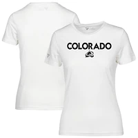 Women's Levelwear  White Colorado Avalanche Maddox City Capsule T-Shirt