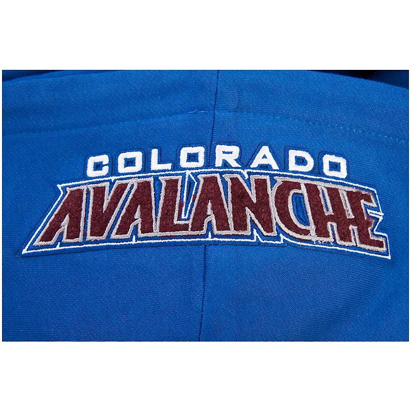 Women's Pro Standard Navy Colorado Avalanche Classic Chenille Pullover Hoodie