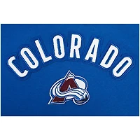 Women's Pro Standard Navy Colorado Avalanche Classic Chenille Pullover Hoodie