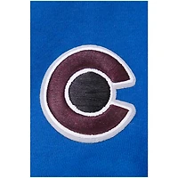 Women's Pro Standard Navy Colorado Avalanche Classic Chenille Pullover Hoodie