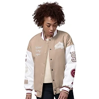 Veste universitaire Starter Natural Colorado Avalanche Free Ball pour femme