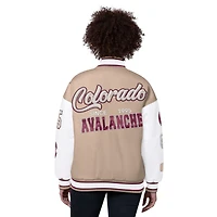 Veste universitaire Starter Natural Colorado Avalanche Free Ball pour femme