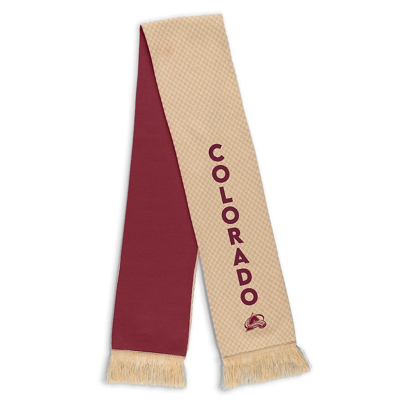 Women's WEAR by Erin Andrews Colorado Avalanche Tonal Microcheck Scarf & Glove Set