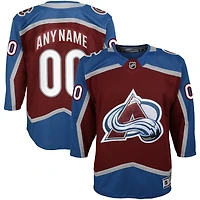 Youth Burgundy Colorado Avalanche 2020/21 Home - Custom Premier Jersey