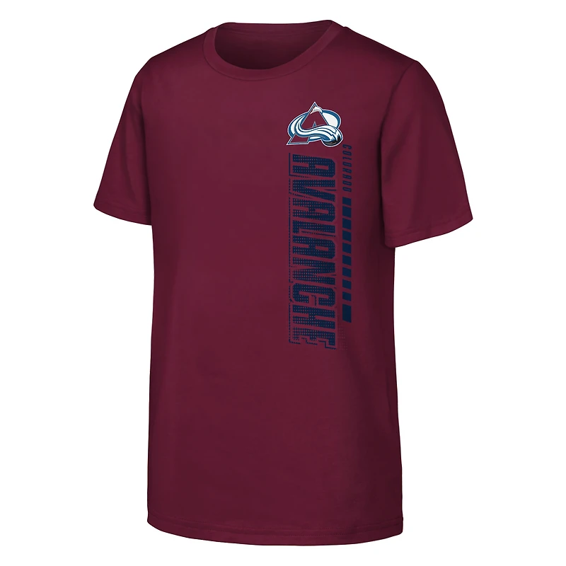 Youth  Burgundy Colorado Avalanche Atmosphere T-Shirt