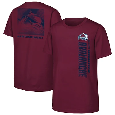 Youth  Burgundy Colorado Avalanche Atmosphere T-Shirt