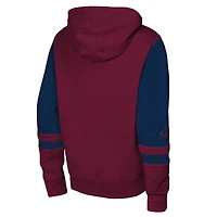 Youth Burgundy Colorado Avalanche Face Off Full-Zip Hoodie