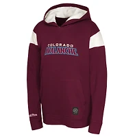 Youth Burgundy Colorado Avalanche Thermal Lightweight Pullover Hoodie
