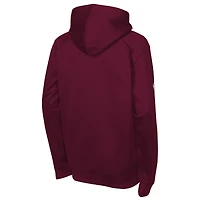 Youth Fanatics Burgundy Colorado Avalanche Authentic Pro Rink Raglan Hoodie