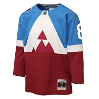 Youth Mitchell & Ness Cale Makar Blue/Burgundy Colorado Avalanche 2020 Stadium Series Power Play Jersey