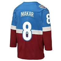 Youth Mitchell & Ness Cale Makar Blue/Burgundy Colorado Avalanche 2020 Stadium Series Power Play Jersey