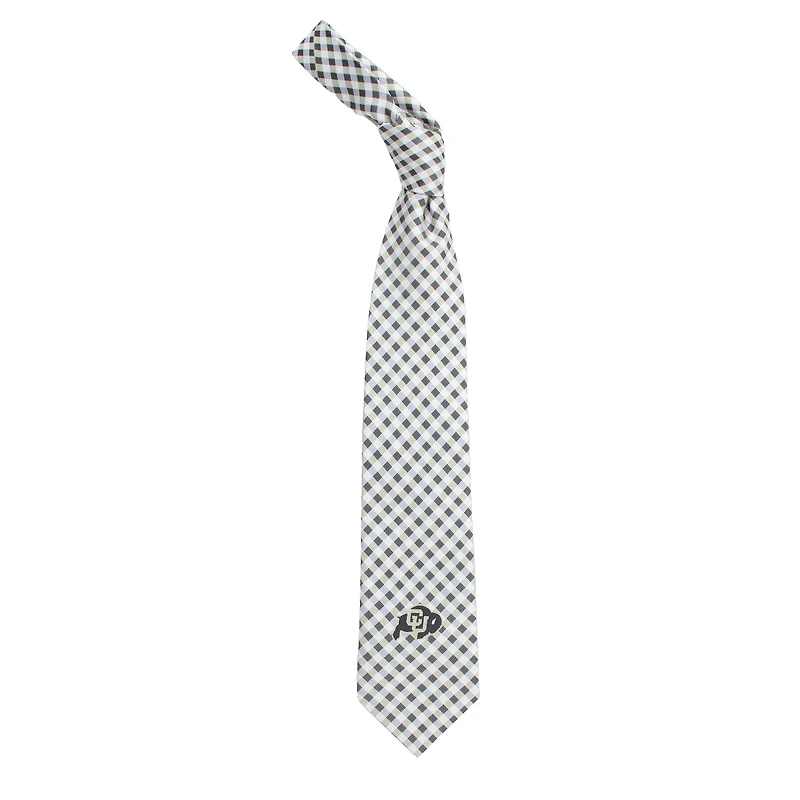Colorado Buffaloes Gingham Tie
