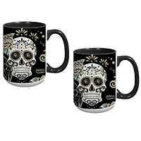 Colorado Buffaloes Two-Pack Dia De Los Muertos Mug Set