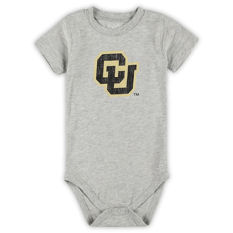 Infant Wes & Willy  Colorado Buffaloes Three-Pack Bodysuit Set