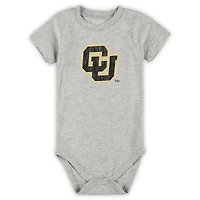 Infant Wes & Willy  Colorado Buffaloes Three-Pack Bodysuit Set