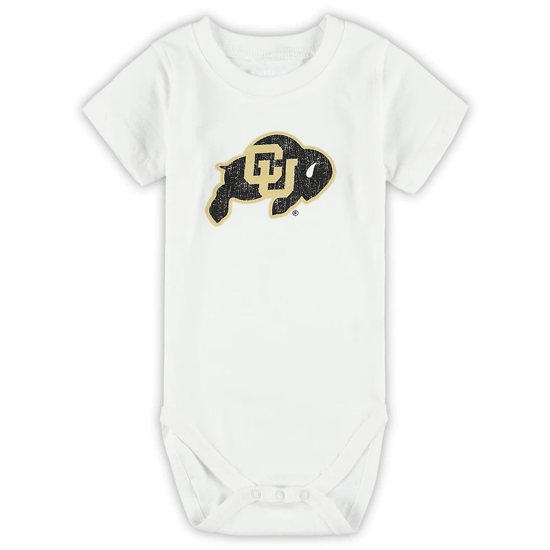 Infant Wes & Willy  Colorado Buffaloes Three-Pack Bodysuit Set