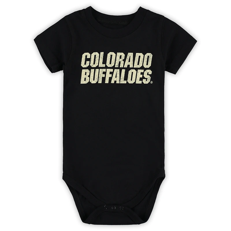 Infant Wes & Willy  Colorado Buffaloes Three-Pack Bodysuit Set