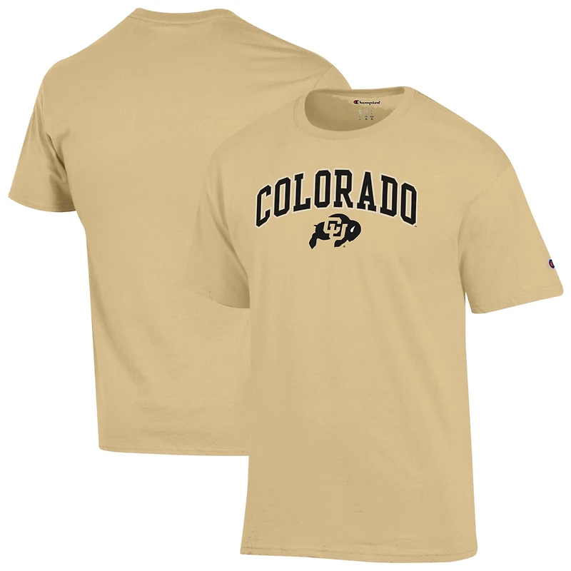 T-shirt à logo arqué Champion Vegas Gold Colorado Buffaloes pour homme