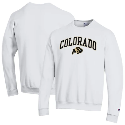 Sweat-shirt à capuche avec logo Arch Over des Colorado Buffaloes pour homme, blanc champion