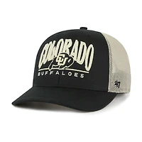 Men's '47 Black Colorado Buffaloes Arid Adjustable Trucker Hat
