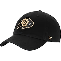 Casquette réglable Clean Up '47 noire des Colorado Buffaloes pour hommes