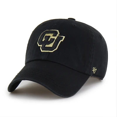 Casquette ajustable '47 Black Colorado Buffaloes Clean Up pour homme