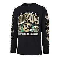 Men's '47  Black Colorado Buffaloes Go Big Long Sleeve T-Shirt