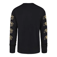 Men's '47  Black Colorado Buffaloes Go Big Long Sleeve T-Shirt