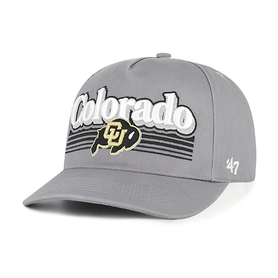 Men's '47  Gray Colorado Buffaloes Script Fade Hitch Adjustable Hat