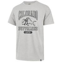 Men's '47  Heather Gray Colorado Buffaloes 1876 Line Press Franklin T-Shirt