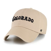 Men's '47  Khaki Colorado Buffaloes Vault Clean Up Adjustable Hat
