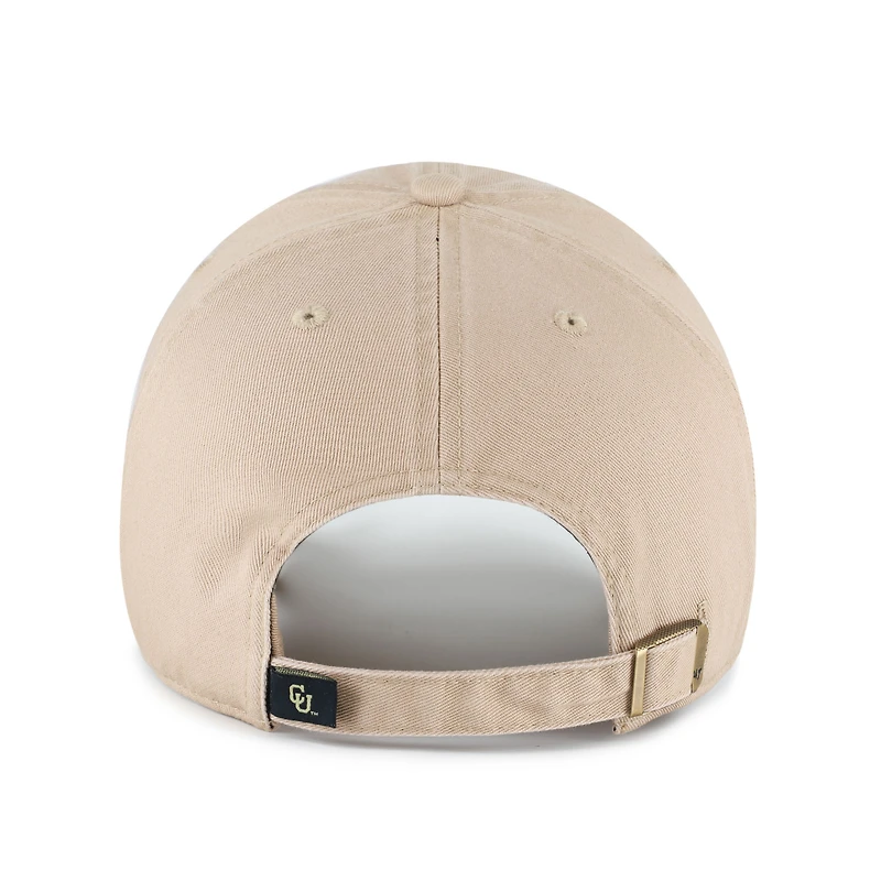 Men's '47 Khaki Colorado Buffaloes Vault Clean Up Adjustable Hat