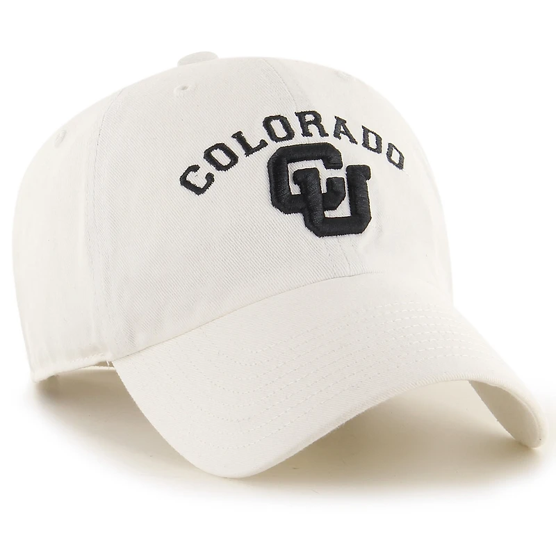 Men's '47 White Colorado Buffaloes Clean Up Adjustable Hat