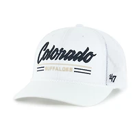 Casquette ajustable Garner Rope Trucker blanche des Buffaloes du Colorado pour homme, modèle 1947