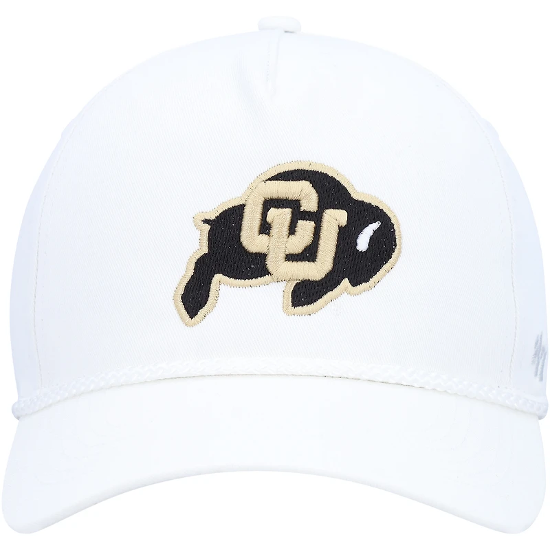 Men's '47  White Colorado Buffaloes Rope Hitch Adjustable Hat