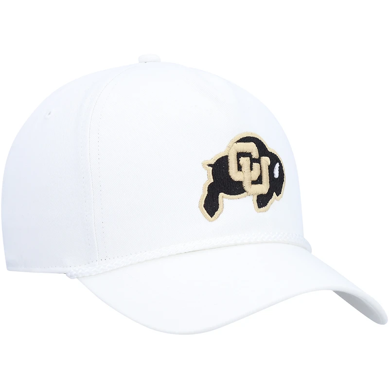 Men's '47  White Colorado Buffaloes Rope Hitch Adjustable Hat