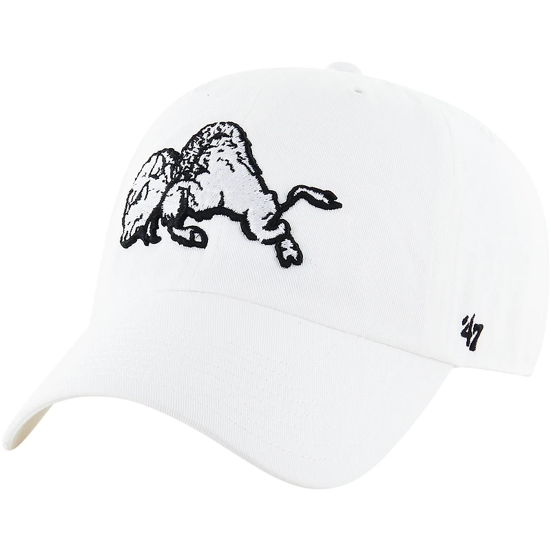 Men's '47 White Colorado Buffaloes Vault Clean Up Adjustable Hat