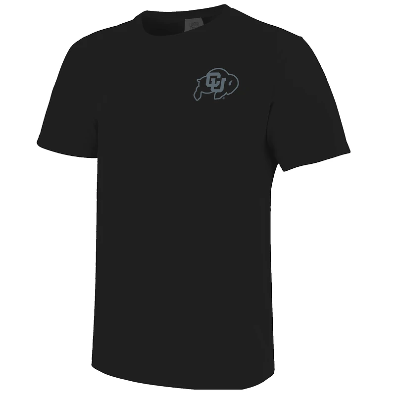 T-shirt noir pour homme Colorado Buffaloes avec logo mascotte la fête des pères