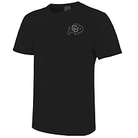 T-shirt noir pour homme Colorado Buffaloes avec logo mascotte la fête des pères