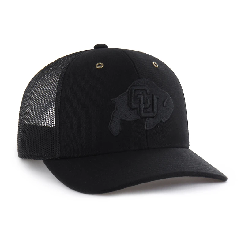 Casquette trucker Carhartt x '47 Black Colorado Buffaloes pour homme, ajustable