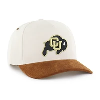 Men's Carhartt x '47 Natural/Brown Colorado Buffaloes Undyed Relaxed Hitch Adjustable Hat