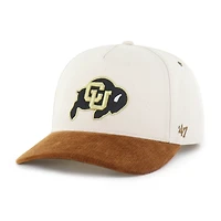 Men's Carhartt x '47 Natural/Brown Colorado Buffaloes Undyed Relaxed Hitch Adjustable Hat
