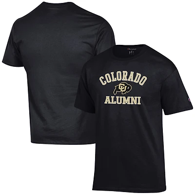 Men's Champion  Black Colorado Buffaloes Alumni Logo T-Shirt