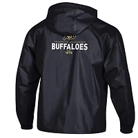 Men's Champion Black Colorado Buffaloes Delay Packable Half-Zip Jacket