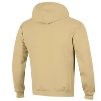 Men's Champion  Gold Colorado Buffaloes Straight Over Logo Powerblend Pullover Hoodie